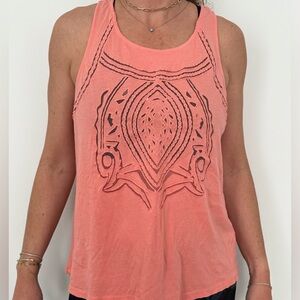 Forever 21 coral tank top size small